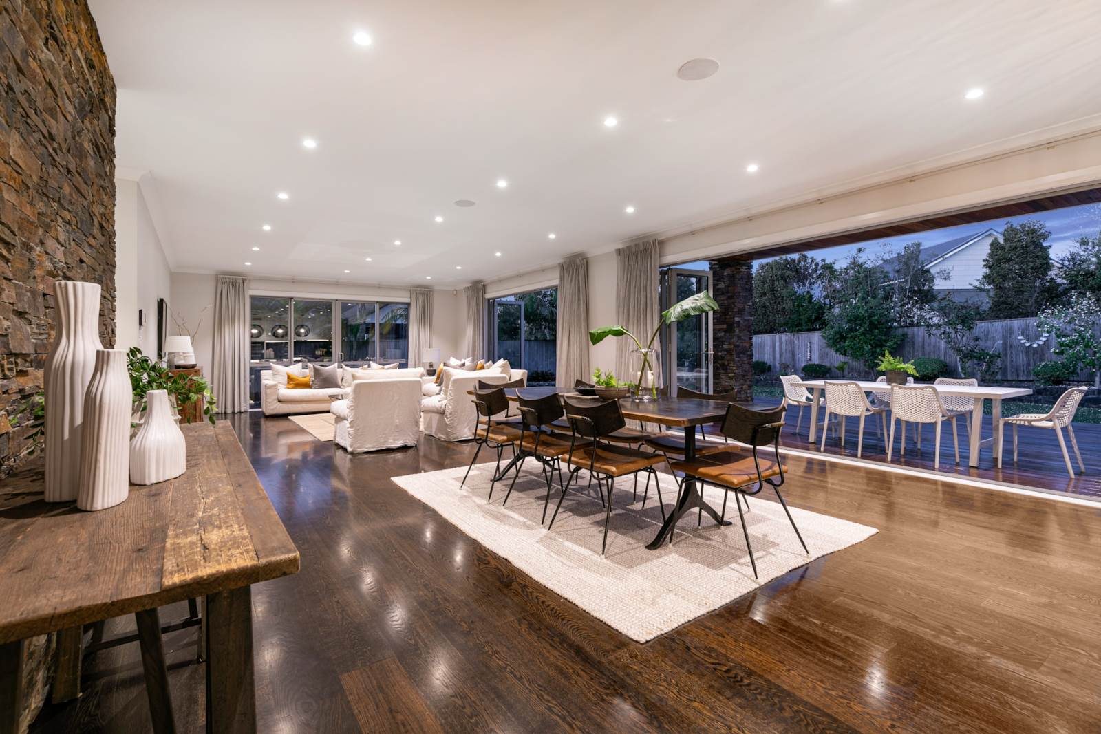 Generous living room at 2A Oscar Road