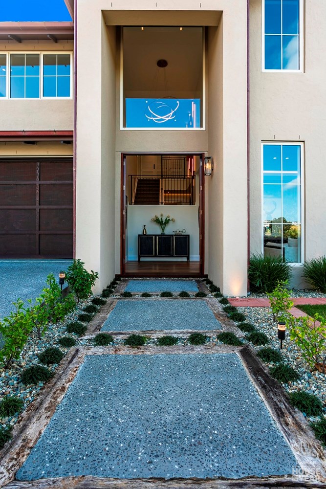 Arrival path and entry at 7 Luff Place