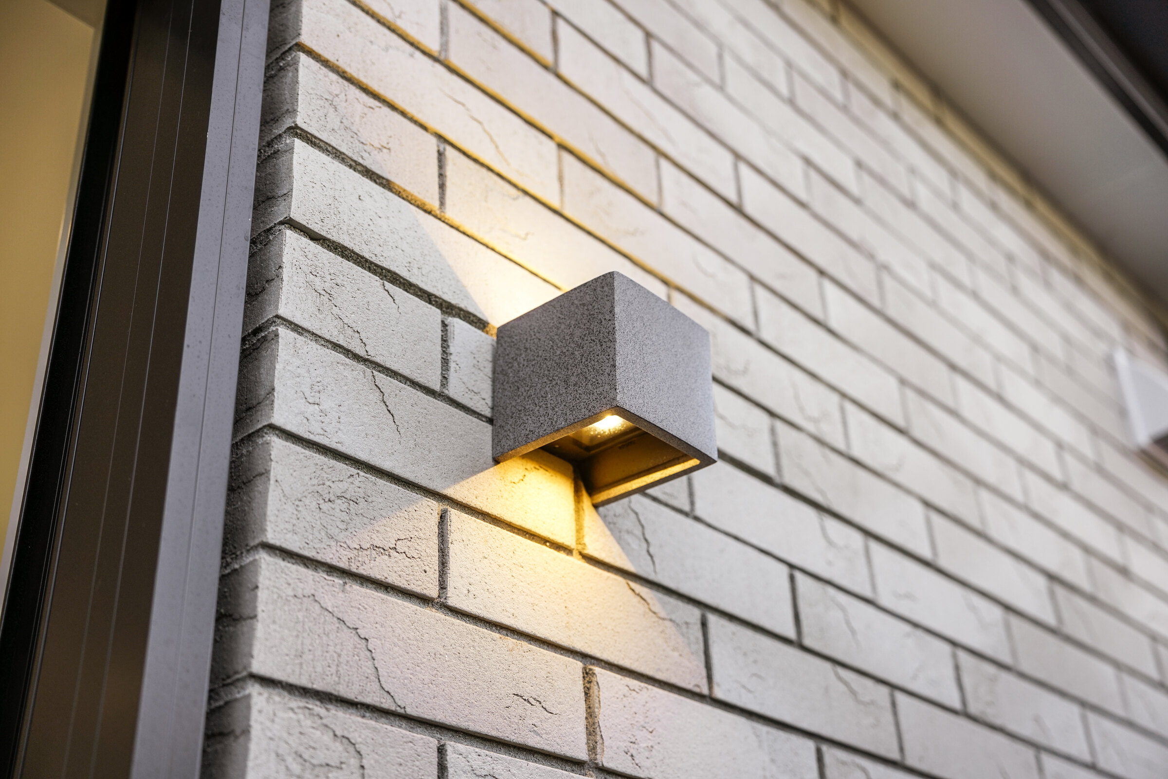 Brickwork and exterior lighting detail at 10 Agathis Avenue