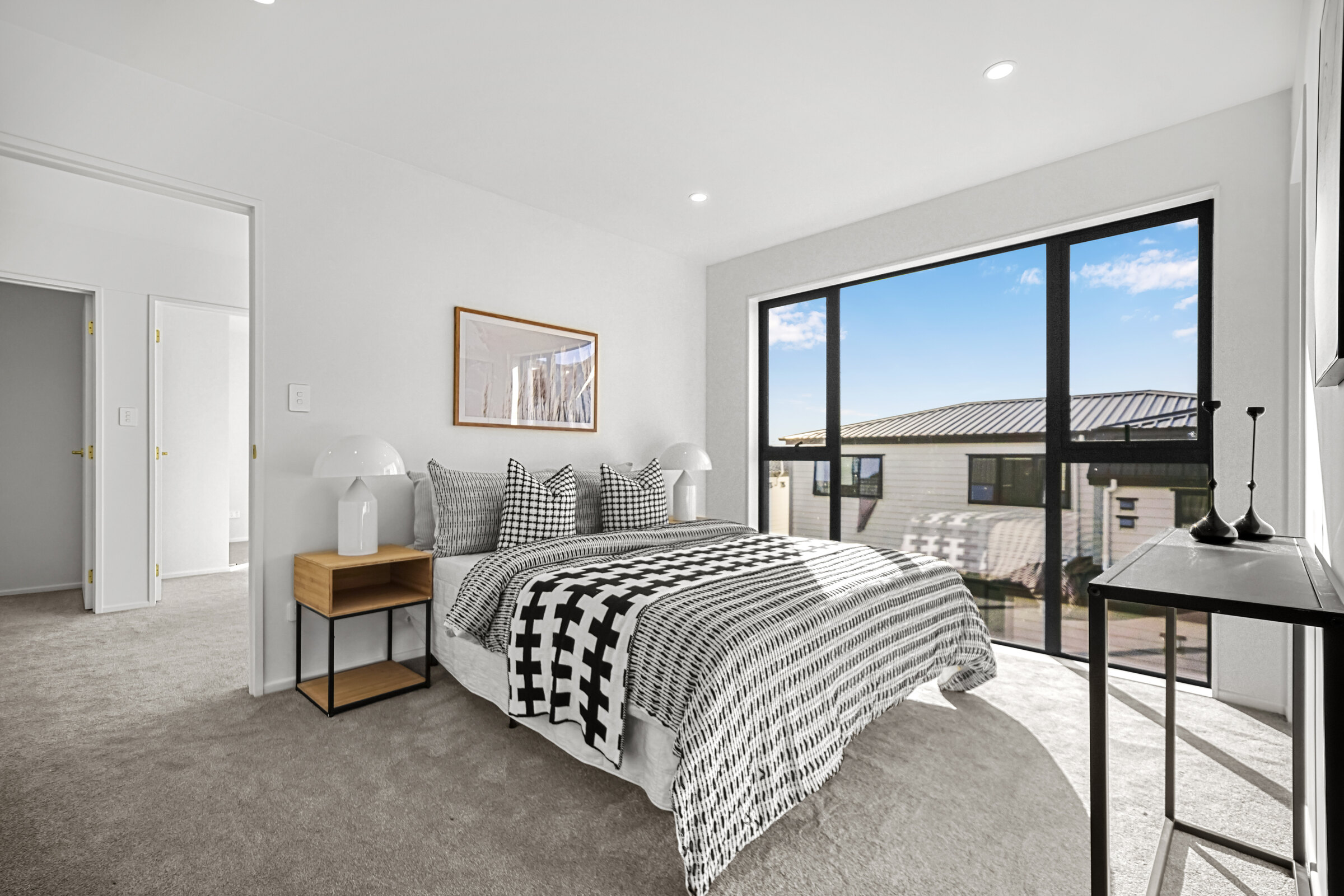 Bedroom within a completed 10 Agathis Avenue home