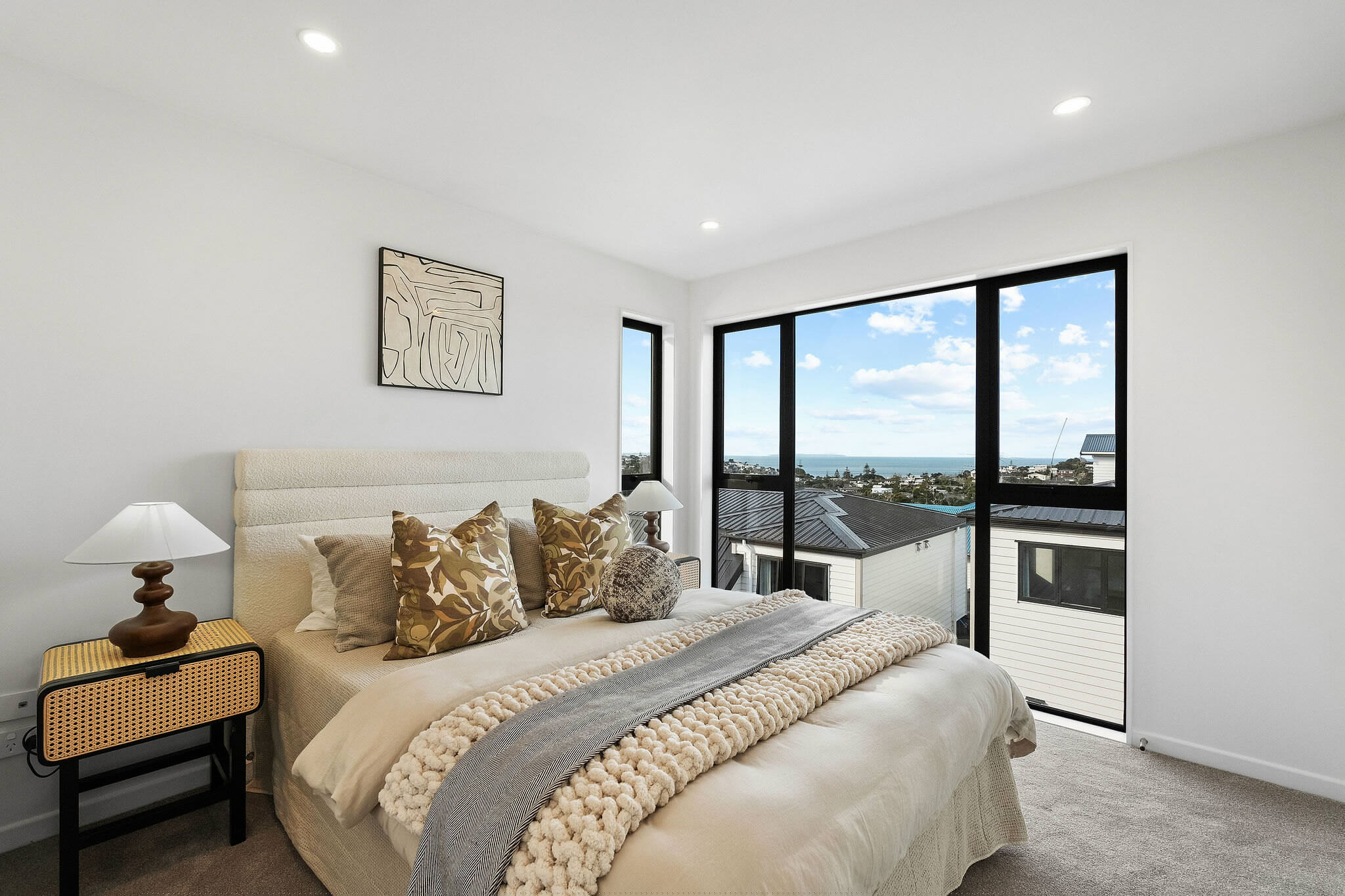 Bedroom with elevated outlook at 10 Agathis Avenue