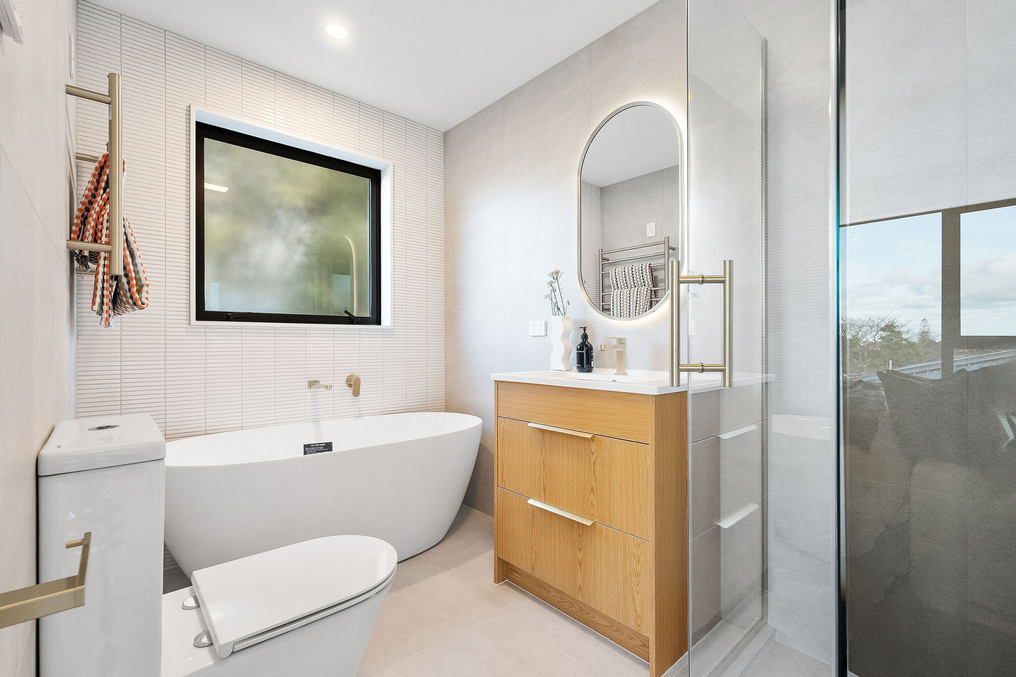 Bathroom within a completed 10 Agathis Avenue home