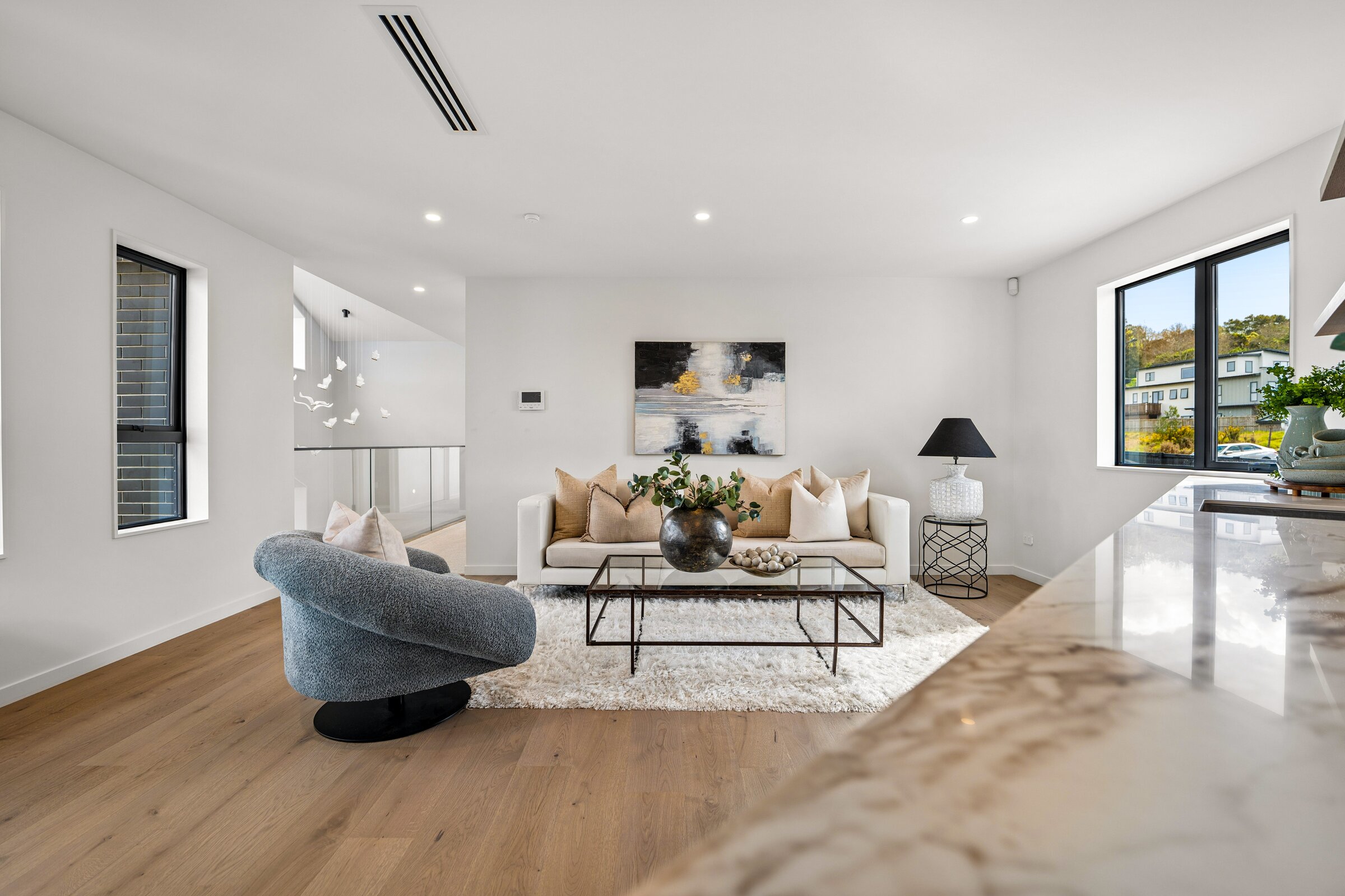 Upper lounge at 73 Kewa Road