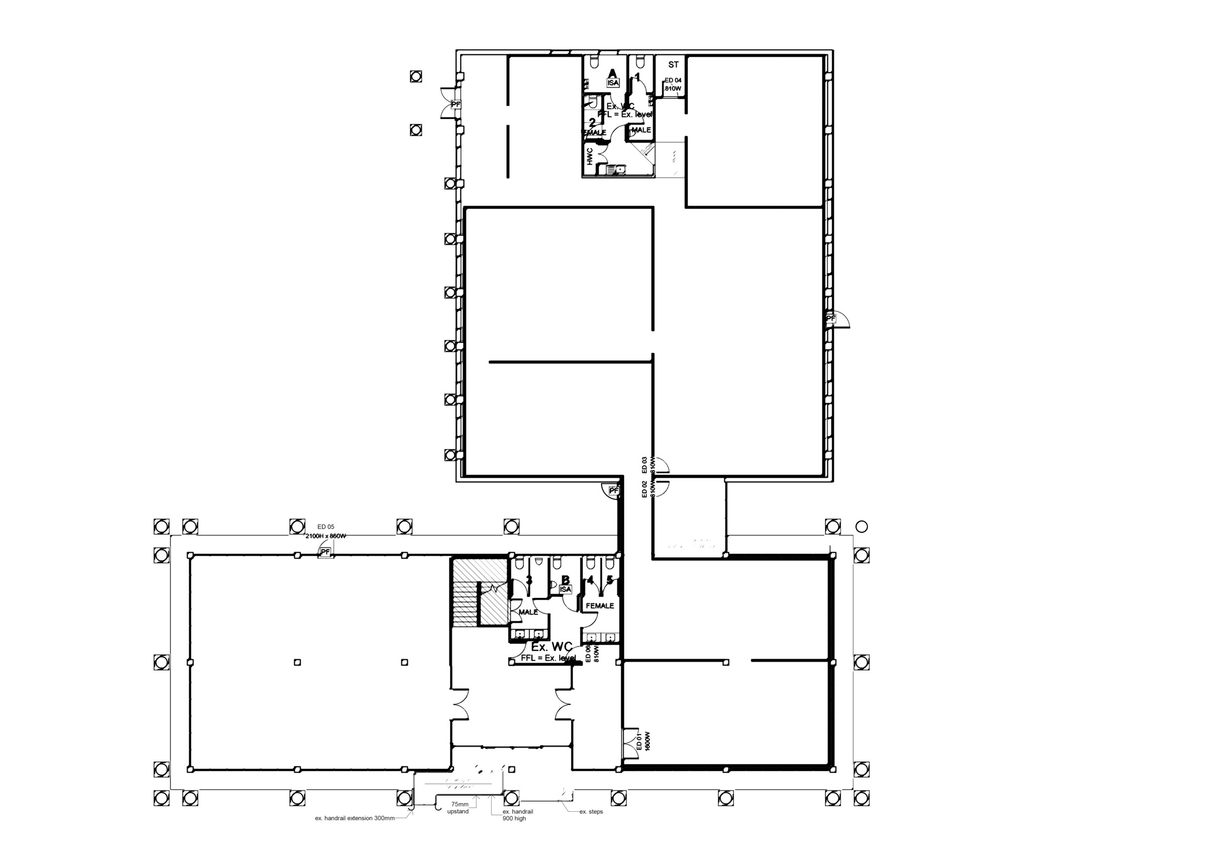Floor plan for the 3 Mirage Light Experience Centre